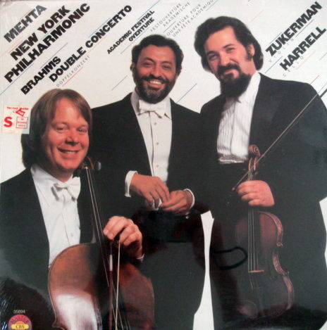 ★Sealed★ CBS / ZUKERMAN-HARRELL-MEHTA, - Brahms Double ...