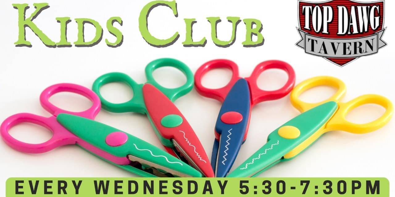 Kids Club at Top Dawg Tavern! promotional image