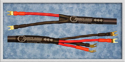 Granite Audio 570 - 10AWG Speaker Cable 8Ft. Pair.  New...