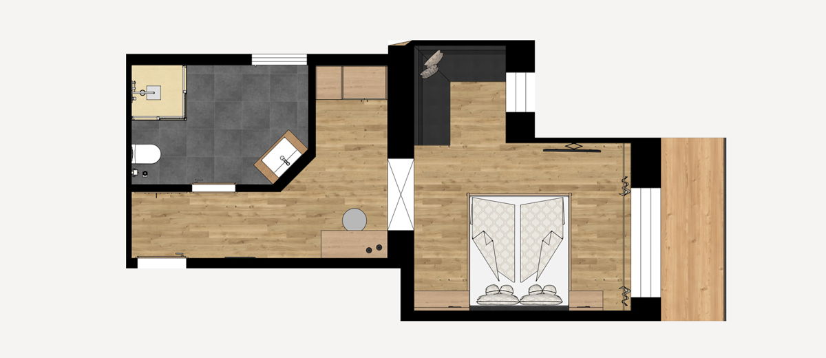 Freiraum 2 mit Terrasse