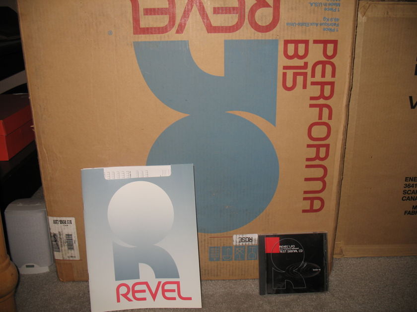 Revel Performa B15 Subwoofer B15 Priced for quick sale, all boxed up!