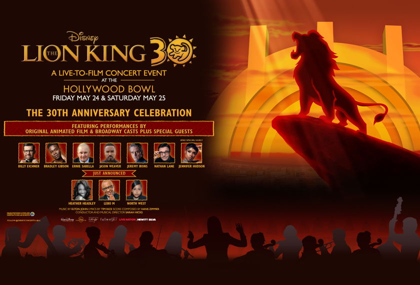Disney’s The Lion King 30th Anniversary: A Live-to-Film Concert Event artwork