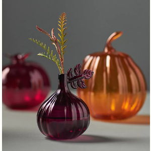 Harvest Glass Bud Vase