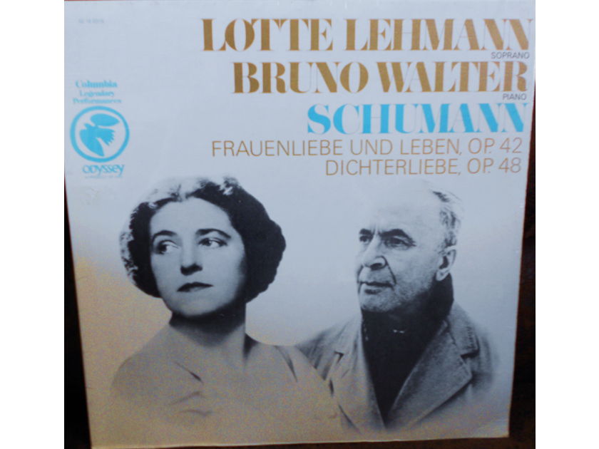 FACTORY SEALED ~ Lotte Lehman/Bruno Walter - Schumann Op. 42 & 48 Columbia/Odyssey 1969