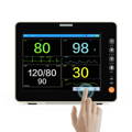 Máquina de ECG portátil de 12 canales con impresora para prueba de ECG instantánea