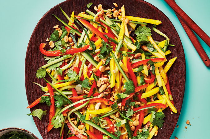 Salade de mangue thaïe aux arachides