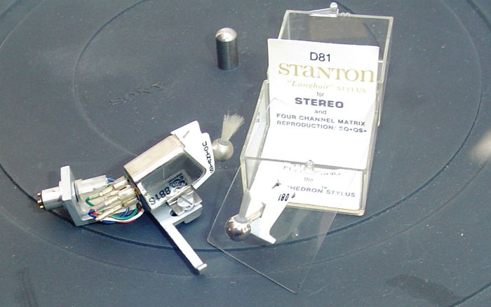 Stanton 881S Cartridge W Stylus  And NOS D81 Stylus