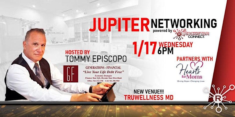 Free Jupiter Rockstar Connect Networking Event (January, Florida) promotional image