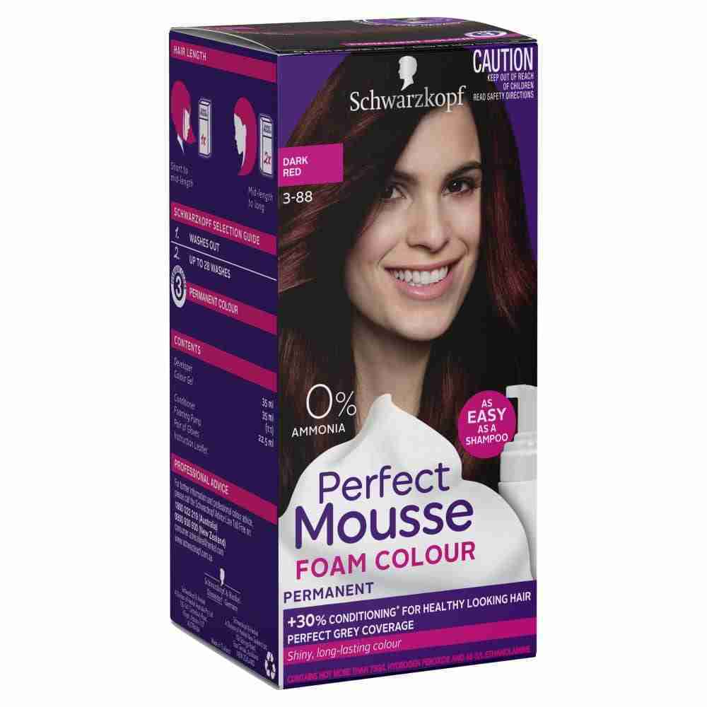 Schwarzkopf Perfect Mousse 3-88 Dark Red