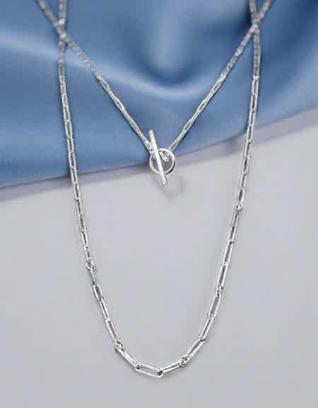 Shop ladies sterling silver necklaces - Pobjoy