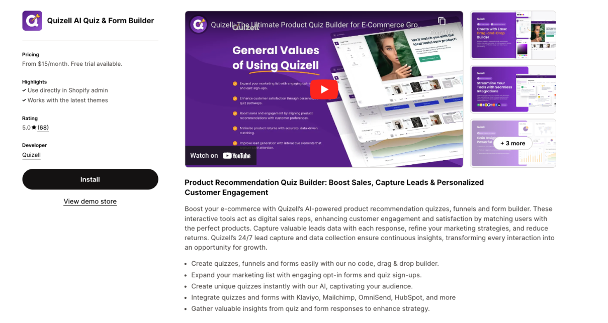 Quizell AI Quiz & Form Builder