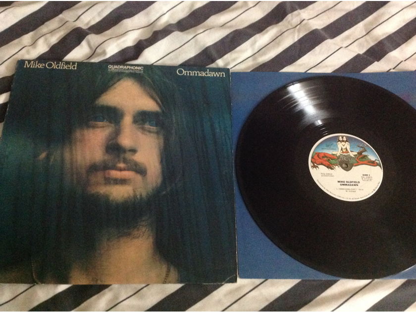 Mike Oldfield  - Ommadawn Virgin Epic  Records 4 Channel  SQ Quadraphonic Vinyl NM
