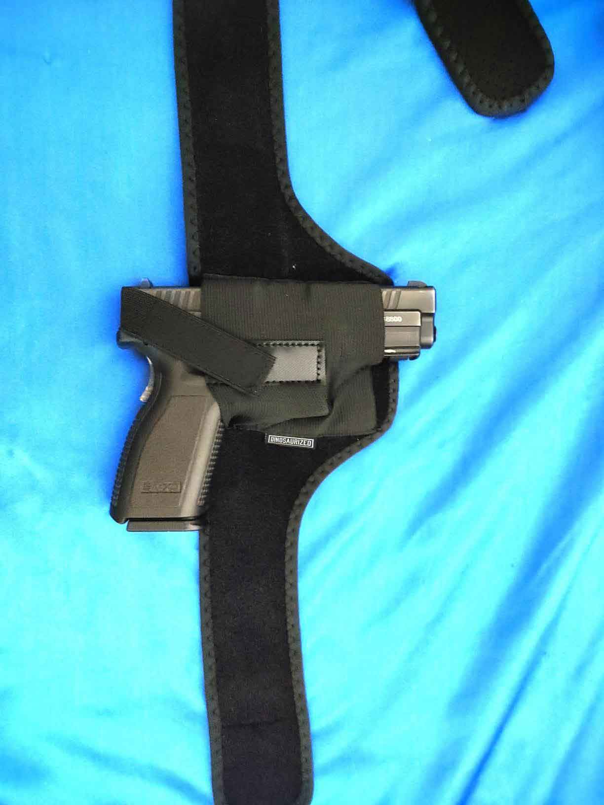 Dinosaurized | shoulder holster concealed carry | Praetorian shoulder & Belly holster | shoulder carry holster| 100% concealed | Best holster for seated draw | Best holster for police officers | police shoulder holster||shoulder holster revolver | shoulder holster for revolver | shoulder holster for concealed carry | shoulder gun holster | Best holster for drivers | best women's shoulder holster | shoulder holster patterns | 9mm shoulder holster | most comfortable shoulder holster