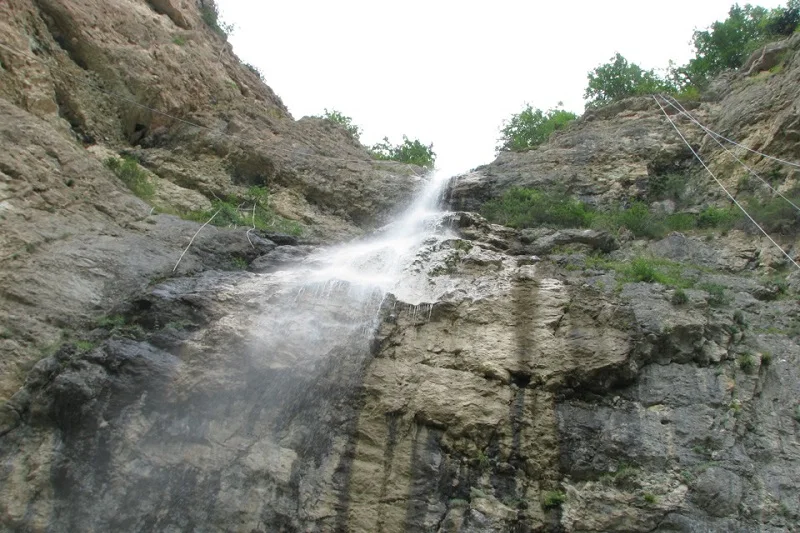 Highest waterfall and Mystique Mountain