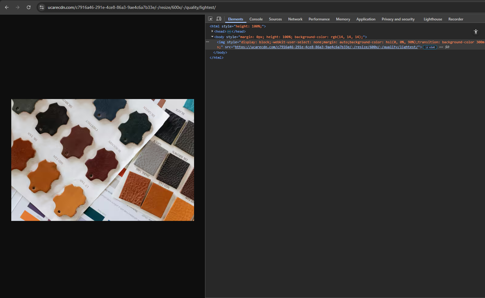 Image compression using Uploadcare
