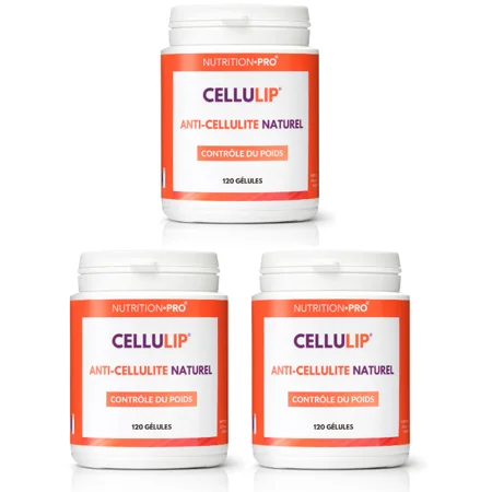 Cellulip - Anti-cellulite en gélules - Lot de 3
