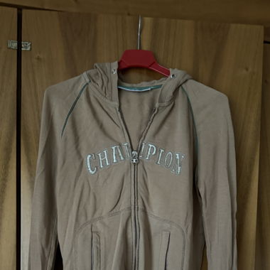 Braune Sweat Jacke Mit Kapuze