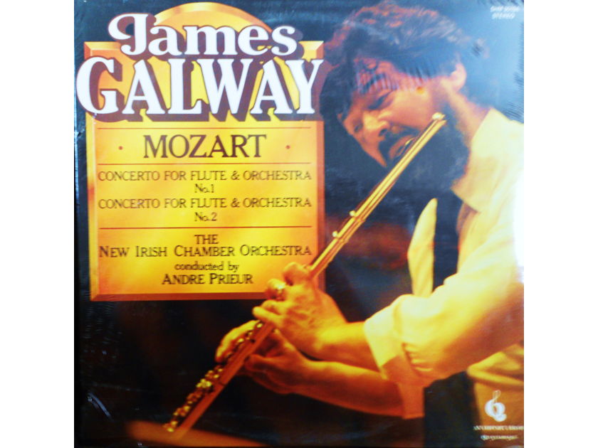 JAMES GALWAY (FACTORY SEALED CLASSICAL LP) - MOZART FOR FLUTE NO.'S 1 & 2   QUINTESSENCE SHM 3010A