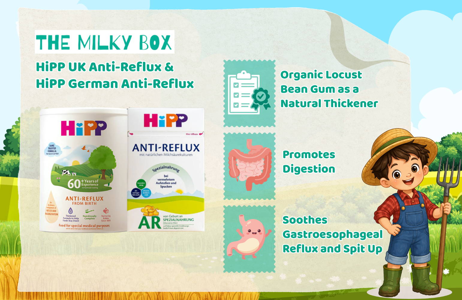 HiPP Anti-Reflux Formulas | The Milky Box