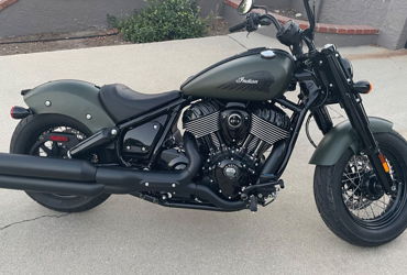 2022 INDIAN CHIEF BOBBER DARK HORSE motorcycle for rent near Rancho Cucamonga, CA