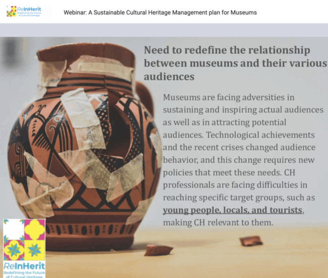 A Sustainable Cultural Heritage Management plan for Museums