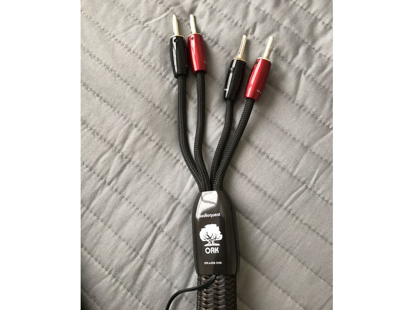 Audioquest Oak 8 feet bi-wire speaker cables