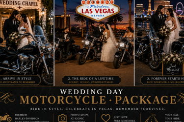 Las Vegas Wedding Day Motorcycle Experience