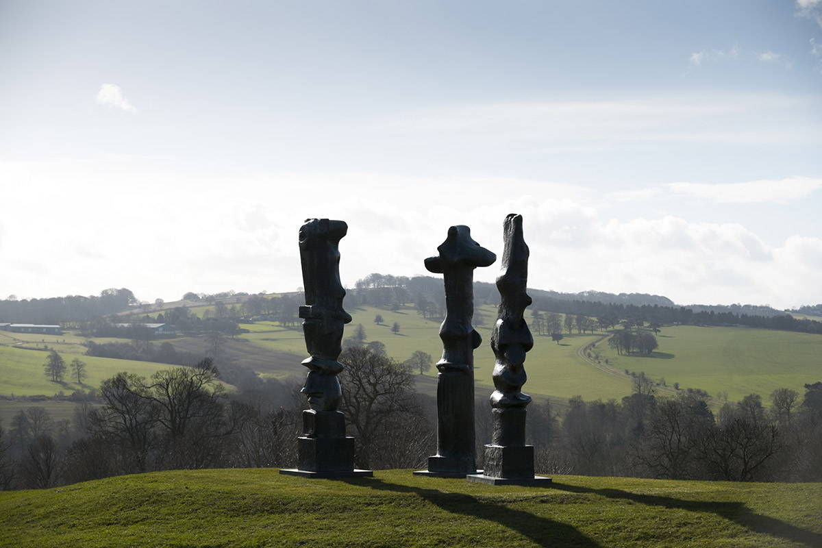 Henry Moore, Upright Motives Yorkshire Sculpture Park