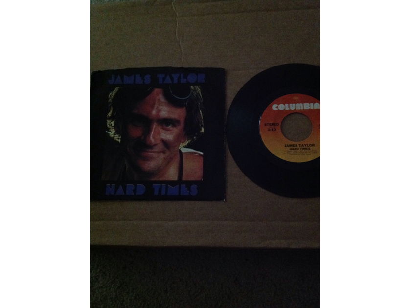 James Taylor - Hard Times/ Summer's Here Columbia Records 45 With Picture Sleeve Vinyl NM