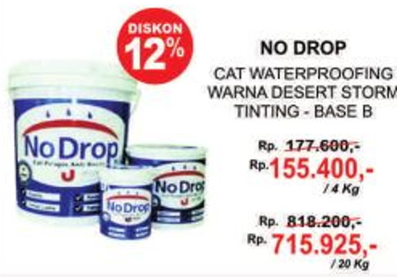 10 Warna Cat No Drop 5 Kg