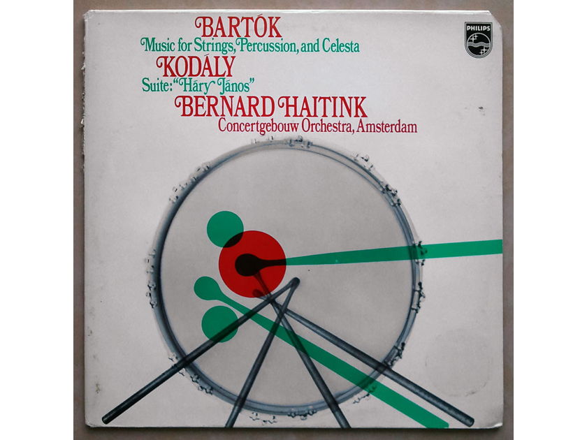 PHILIPS | HAITINK/BARTOK - Music for Strings, Percussion, and Celesta/KODALY Hary Janos Suite / NM