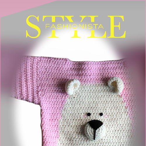 Haakpatroon baby/kindertruitje met ijsbeer