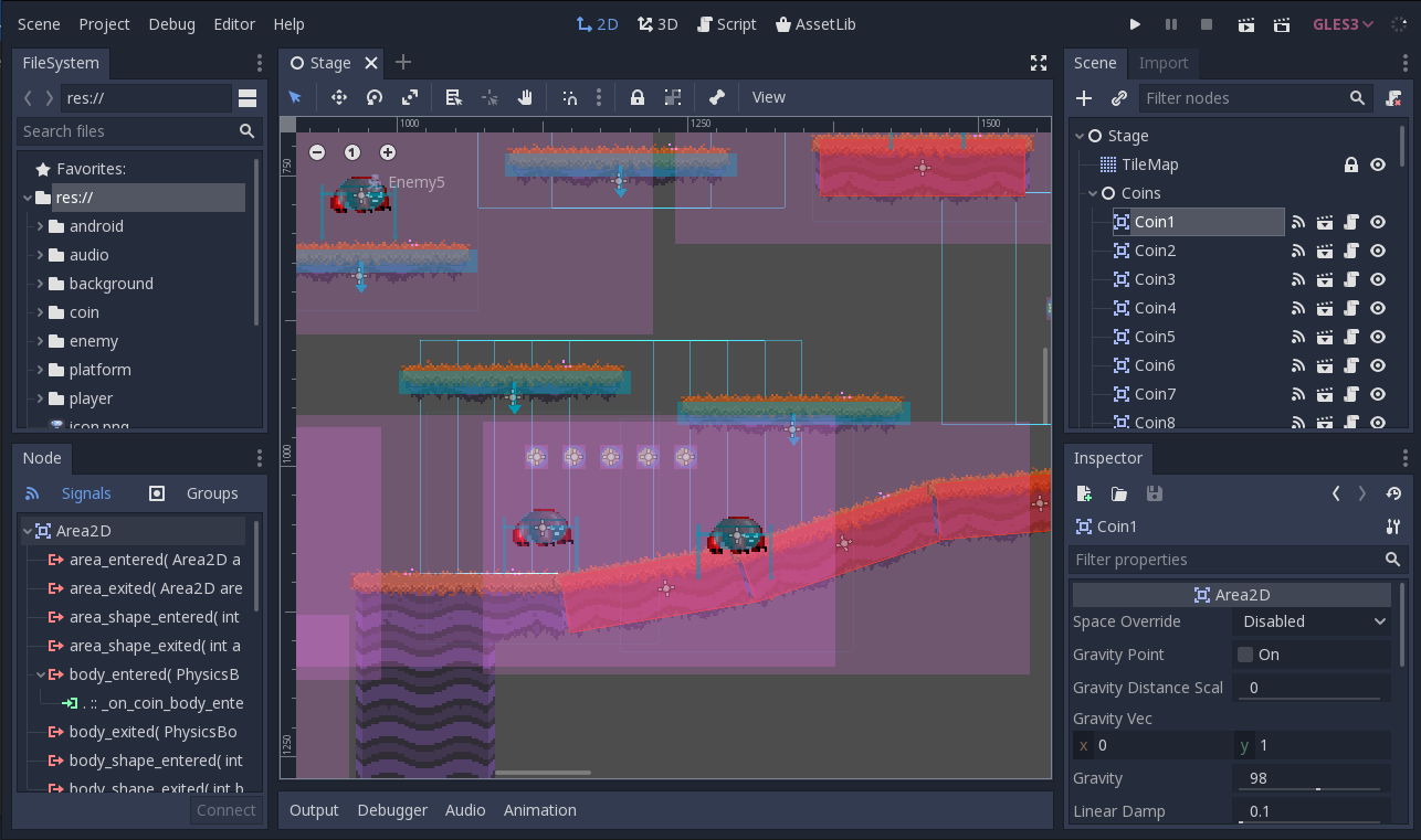 Trying to learn Godot by remaking an obscure childhood game