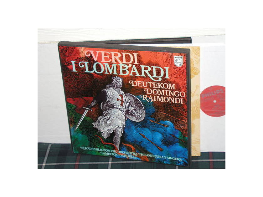 Gardelli/Rpo - Verdi I Lombardi philips import  6703 3lp boxse