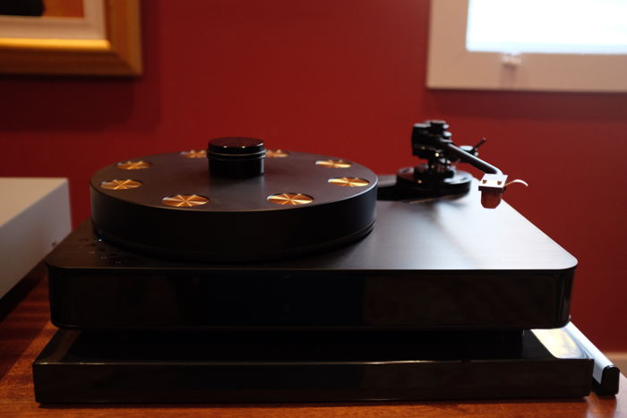 Dr. Feickert Analogue Woodpecker turntable with 12" ton...