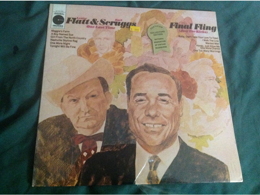 Flatt & Scruggs - Final Fling Sealed Vinyl  LP Columbia Special Products Records Label