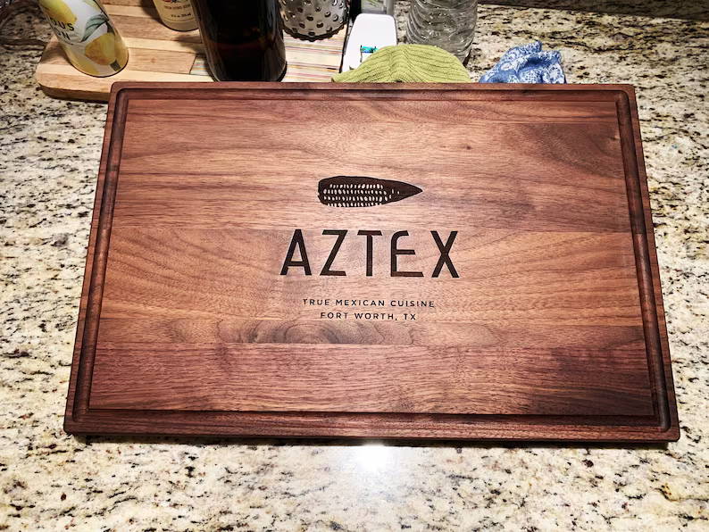 Laser Engraved Plywood Cutting Boards 001