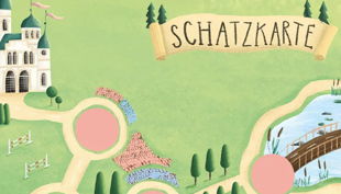 prinzessin schnitzejagd schatzkarte prinzessin party