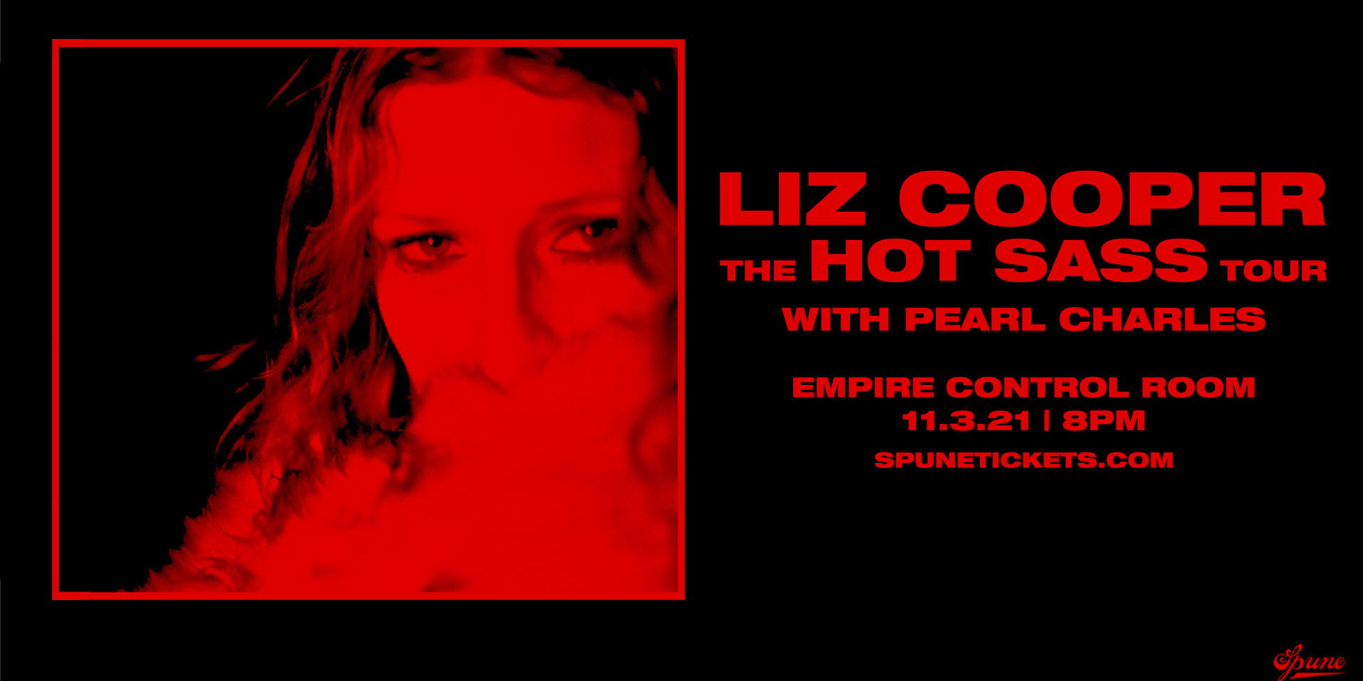 Liz Cooper The Hot Sass Tour w/ Pearl Charles at Empire Control Room 11/3  promotional image