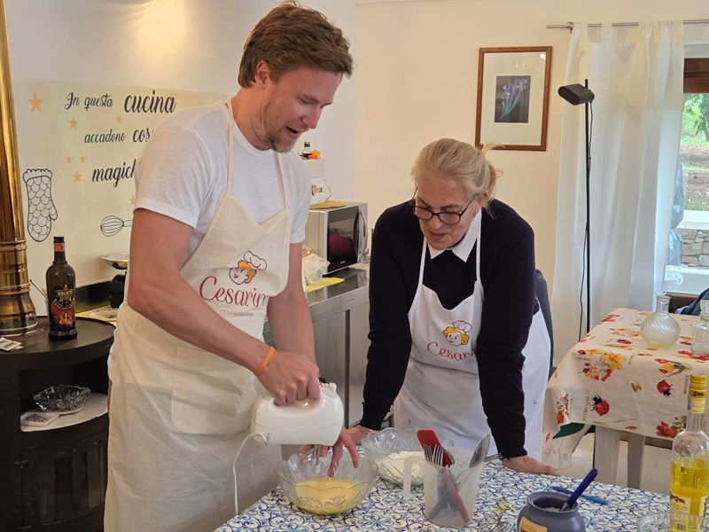Cooking classes Martina Franca: Cherries, cottage cheese and fancy