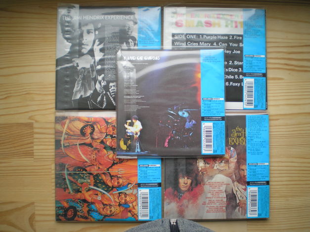 Jimi Hendrix - all 5 classical records Japan mini-lp