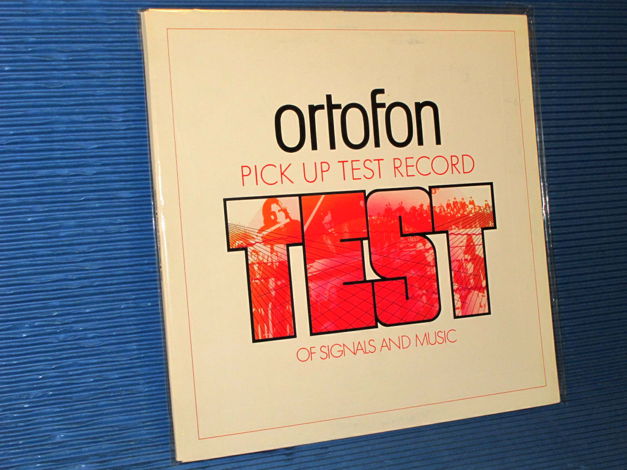 ORTOFON PICK UP TEST RECORD OF SIGNALS AND MUSIC   - Or...