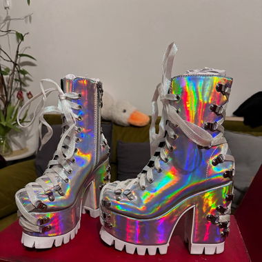 *NEW* Shiny Corset Boots