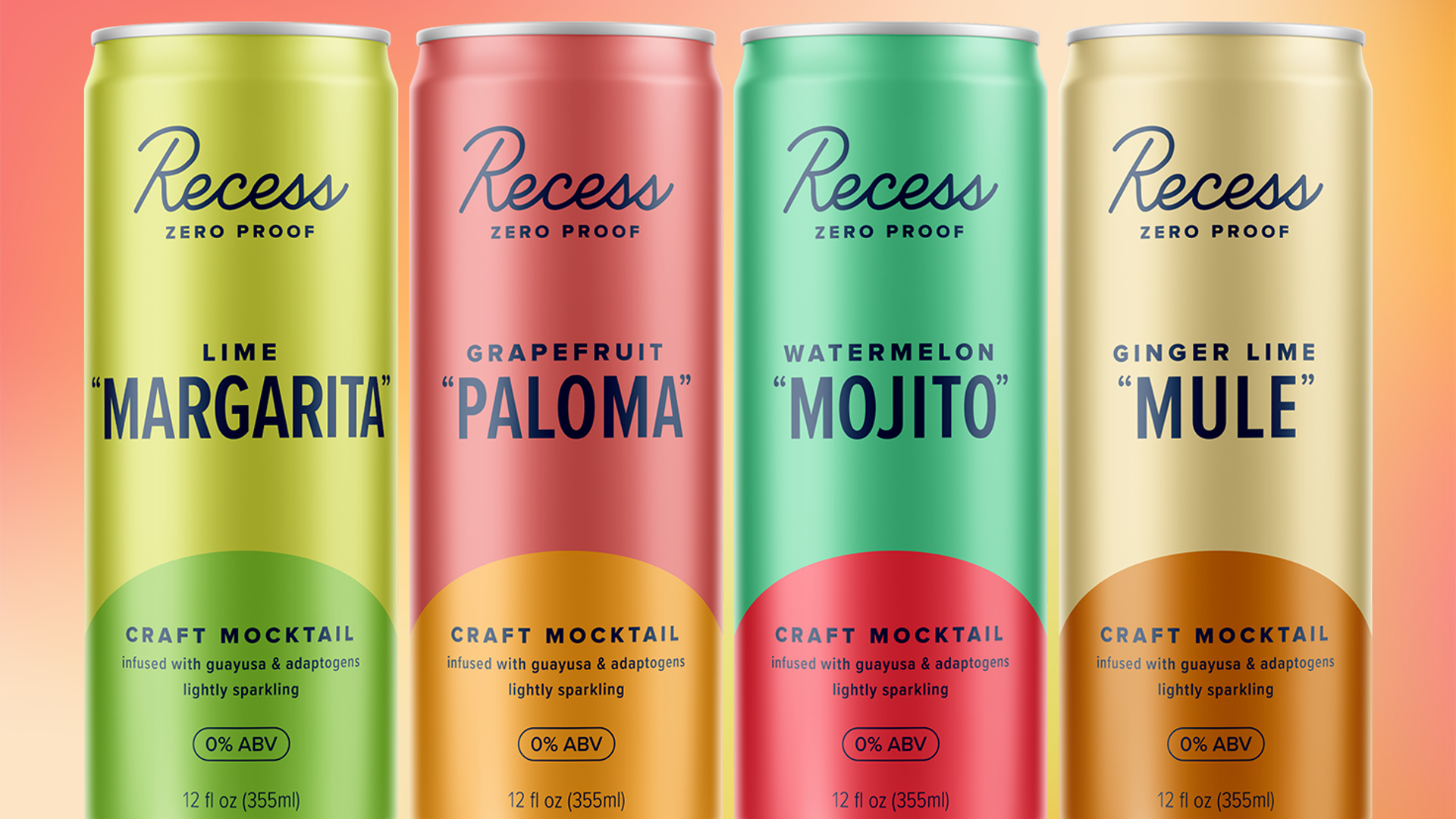 Featured image for Recess Breaks Into The Alcohol-Free World With A New Mocktail Line