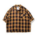 PLAID ROLL UP SHIRT　TIGHT BOOTH オレンジ