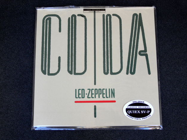 Classic Records  Led Zeppelin Coda   Sealed