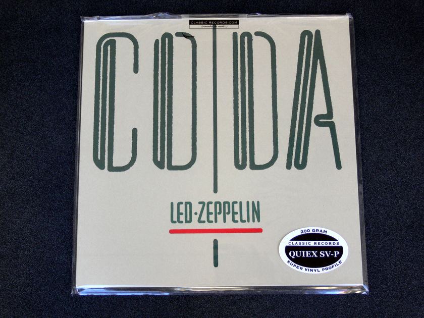 Classic Records LP Led Zeppelin - Coda ** SEALED **   200 Gram