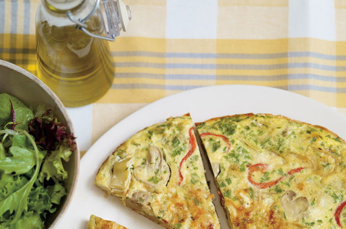 Pickled Vegetable Frittata  