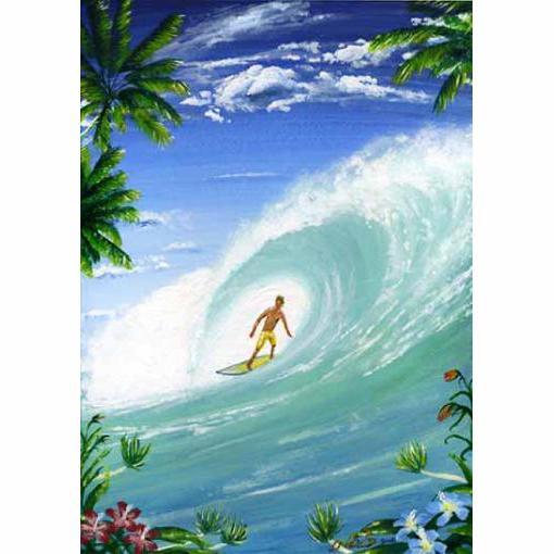 サーフィンの絵 | Nob Art | AWRD (en)