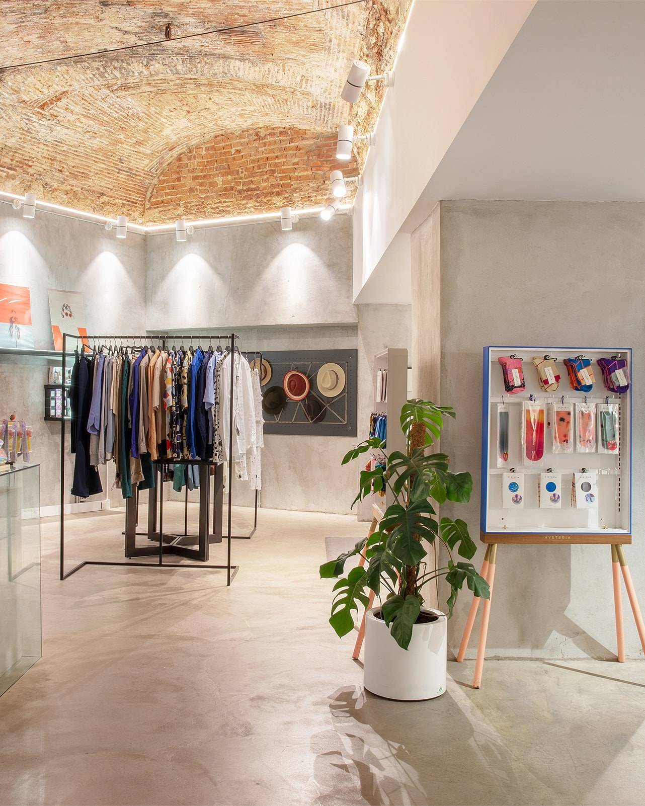 Inside view at maranathahouston curated concept shop in downtown Lisboa